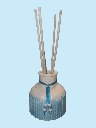 Vase rayure bleu batonnets.png
