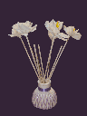 Vase strié violet fleurs et batonnets.png