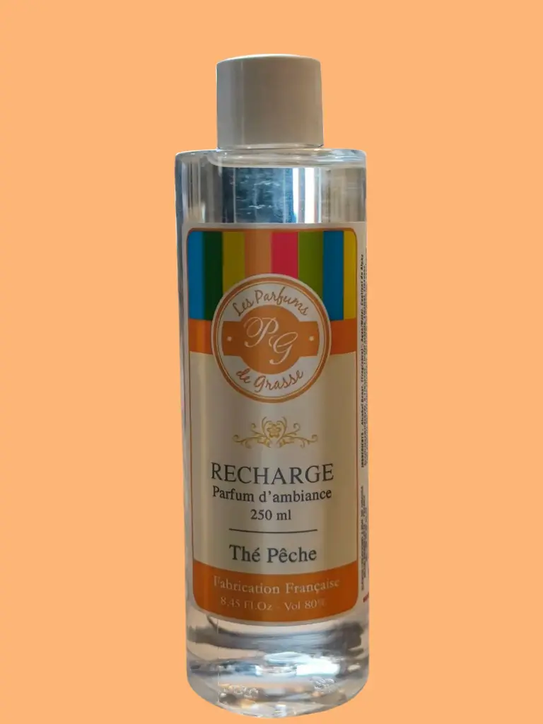 Parfum d'Ambiance-Recharge diffuseur 250ml- Thé pêche