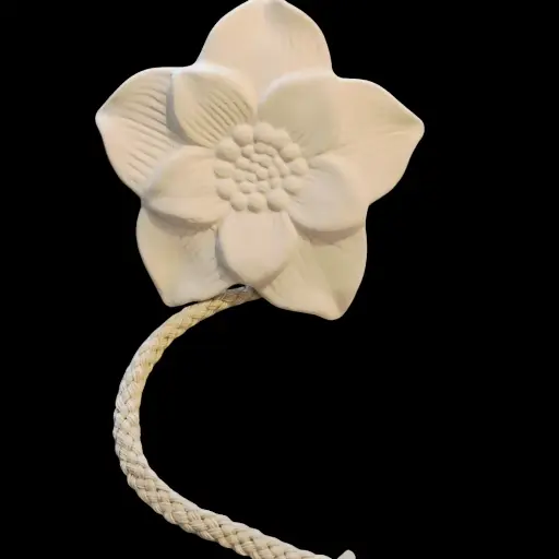 Diffuseur Capillarité - Capilla Fleur en plâtre pour diffuseur par Capillarité Narcisse - Diffusion Naturelle et Objet Déco