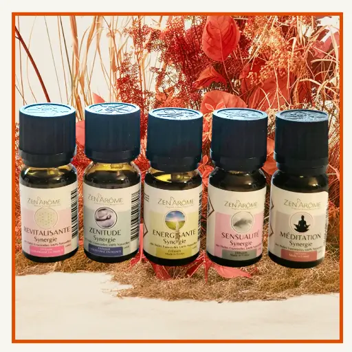 Huiles Essentielles, Mélange d'Huiles Essentielles à Diffuser - Flacon de 10 ml Fabriqué en France