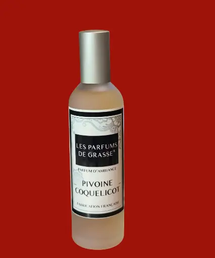 Spray d'Ambiance parfumé-Pivoine coquelicot (100 ml) 