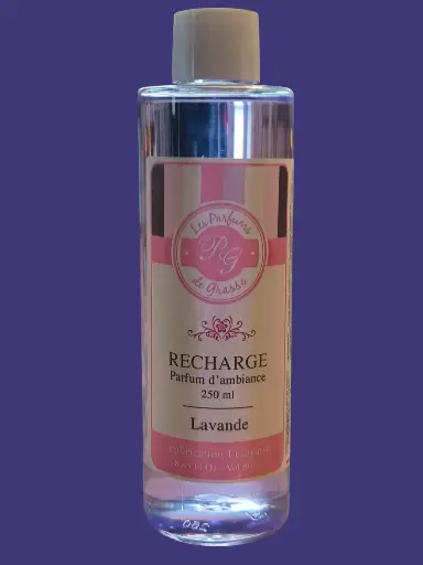 Parfum d'Ambiance-Recharge diffuseur 250 ml -Lavande