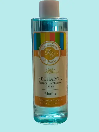 Parfum d'Ambiance-Recharge diffuseur 250 ml -Marine