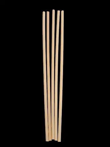 Lot de 5 bâtonnets de 17.5 cm en fibres naturelles de rotin